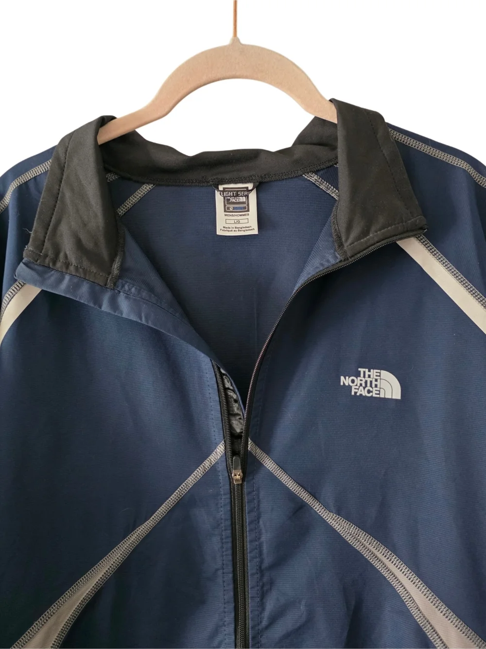 The North Face Flight Series Jacket Men’s Navy Black Light Weight Running Jacket